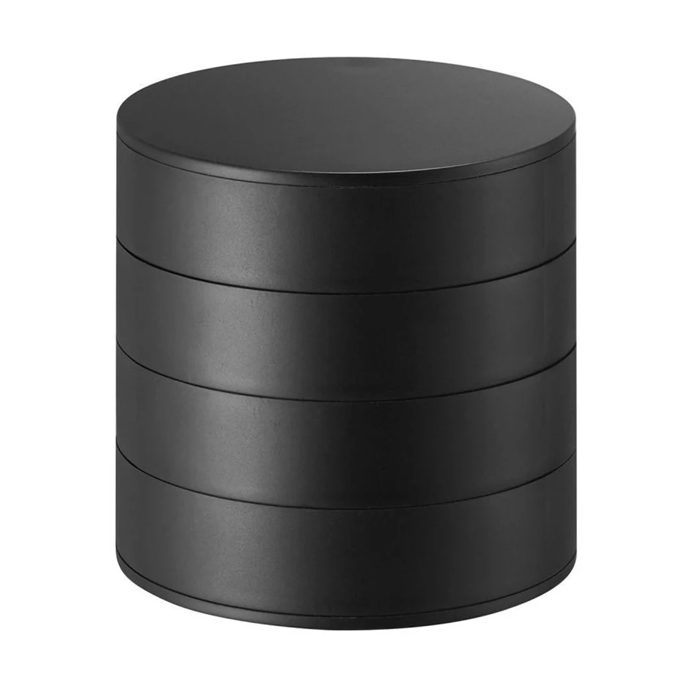 4 слоя вращающийся пластиковый ящик для хранения косметики коробка серьги кольца