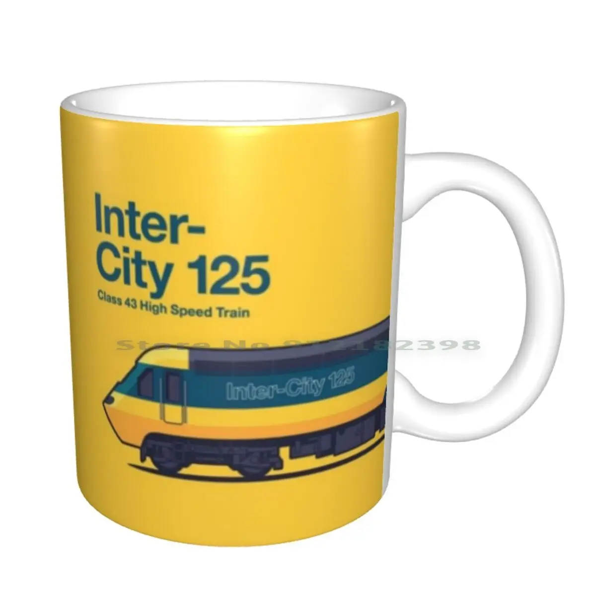 Intercity 125 High Speed Train Side Profile Orig Ceramic Mugs Coffee Cups Milk Tea Mug Hst | Дом и сад
