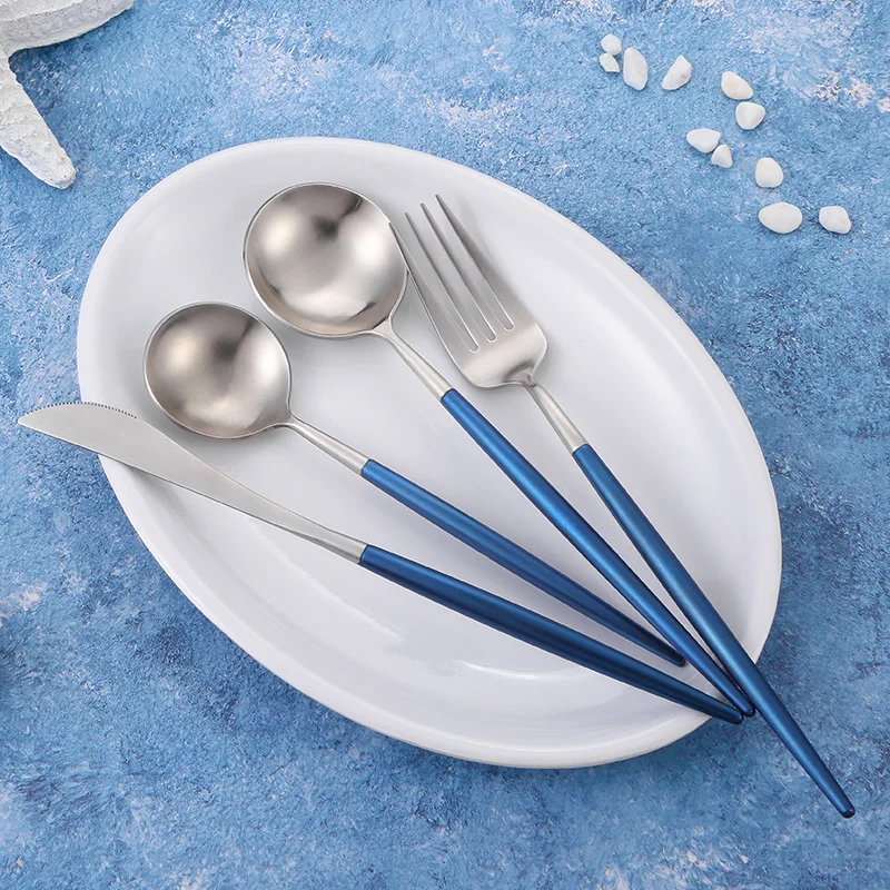 Горячая продажа столовый набор столовые приборы ножи вилки ложки Wester кухонная