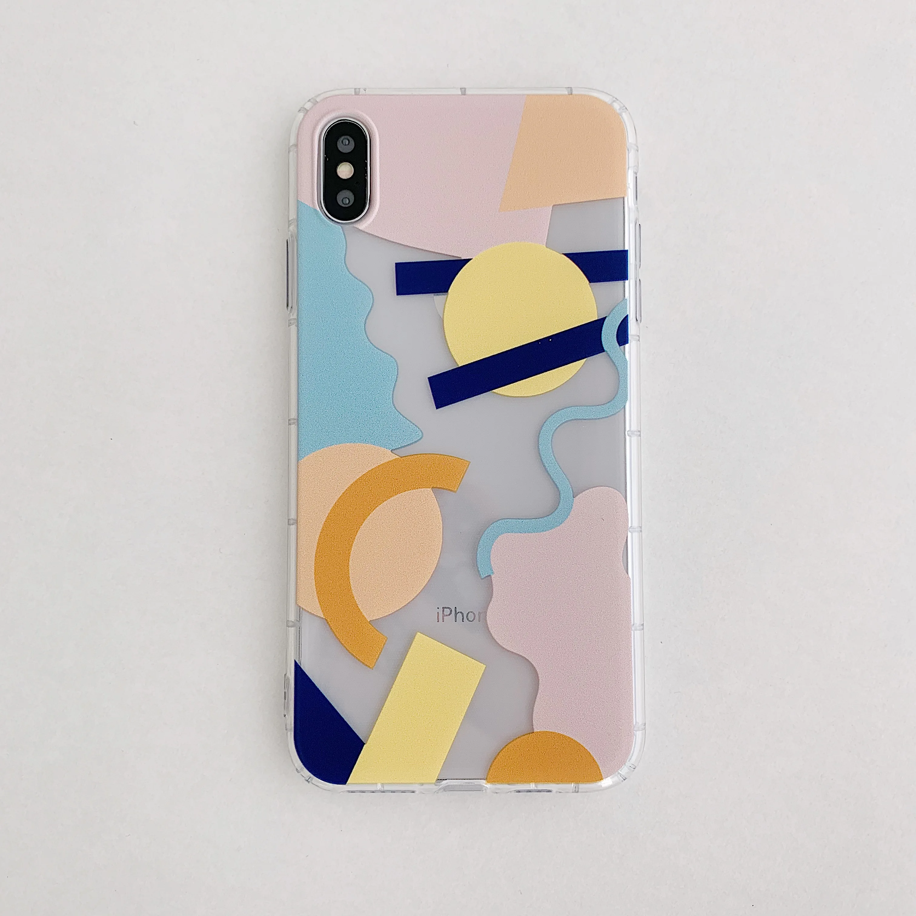 Прекрасный Геометрический Прозрачный чехол для телефона iphone 11 Pro Max XS XR X 6S 6 7 8 Plus