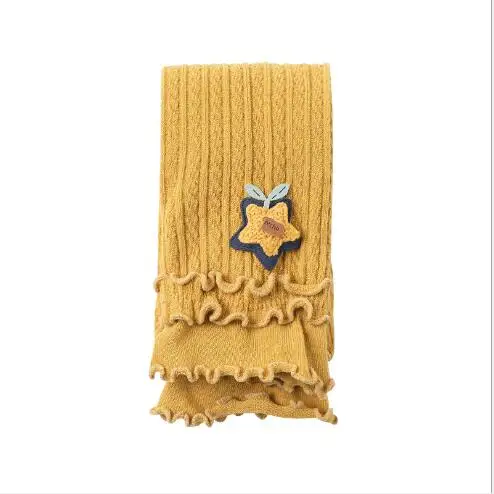 

Double needle new arrival kids girls pants lace accessories baby child leggings