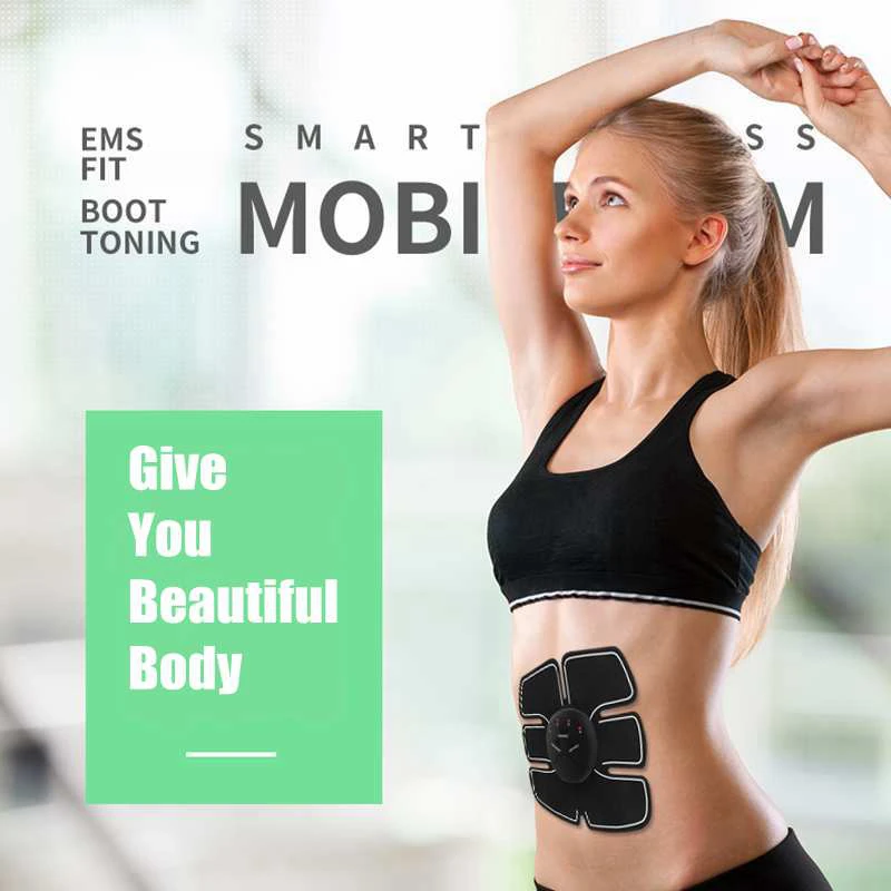 Умный стимулятор мышц тренажер для коррекции фигуры|Ролики пресса| |