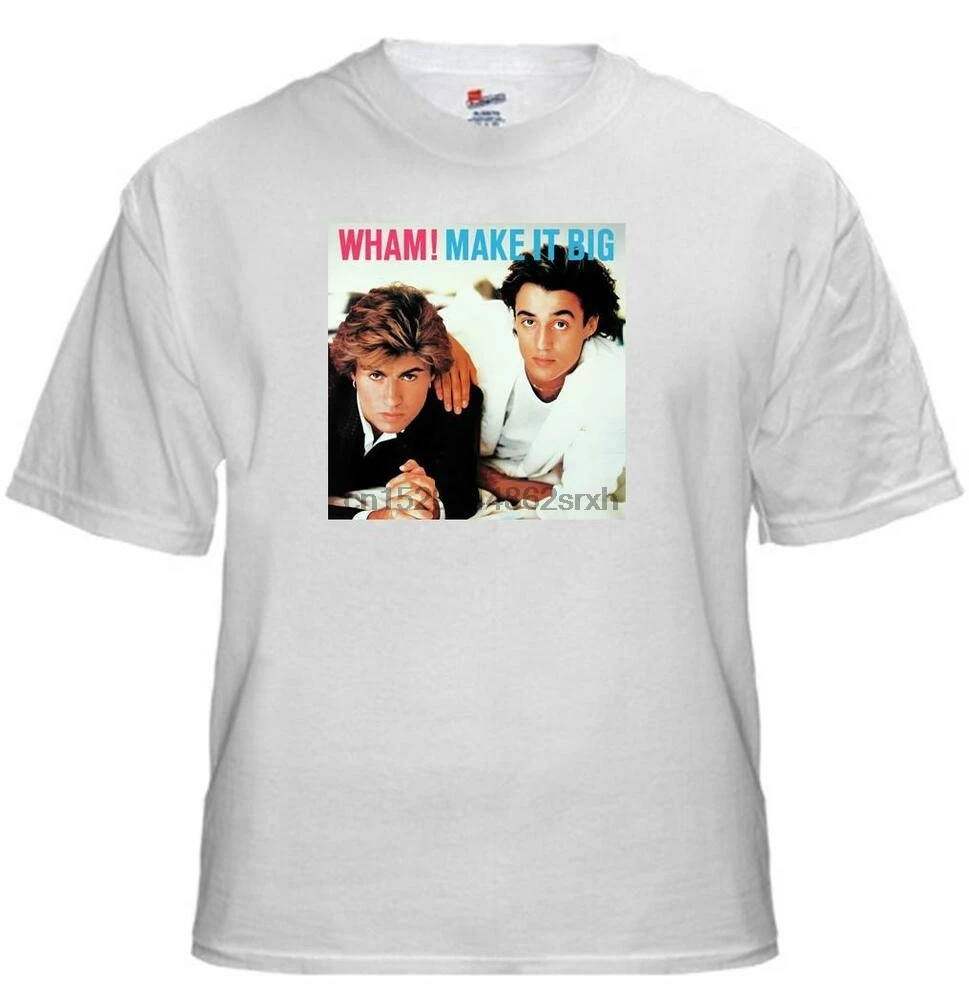 Футболка George Michael WHAM Make it Big для взрослых унисекс хлопковая футболка|Мужские