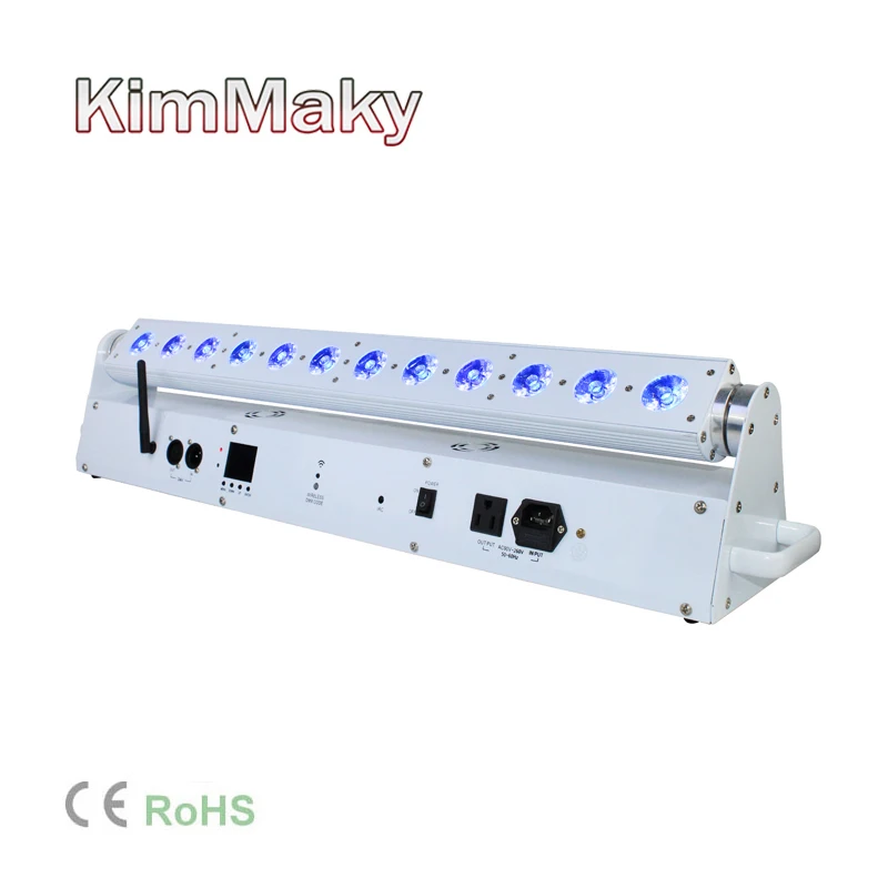 Светодиодное освещение Maky DJ 12*18 Вт RGBWA + УФ светодиодная панель Uplights 6 в 1