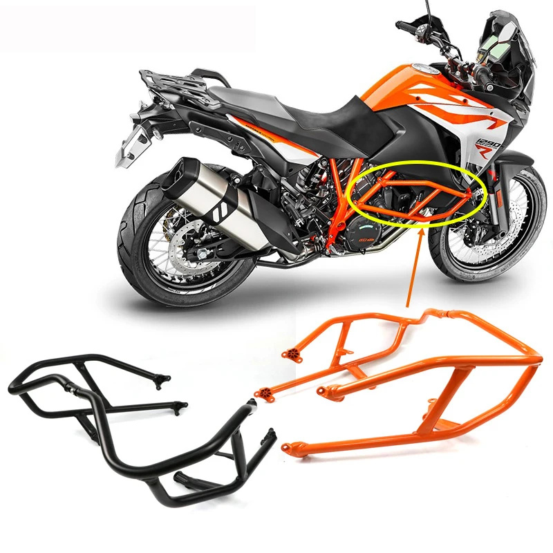 

Upper Engine Guard Crash Bars Bumper Stunt Cage Frame Protector For KTM 1050 Adventure 1090 1190 ADV R 2013-2019 2018 2017 2015