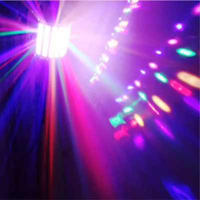 Светодиодный мини-светильник-бабочка лазерный луч светильник для ночного клуба