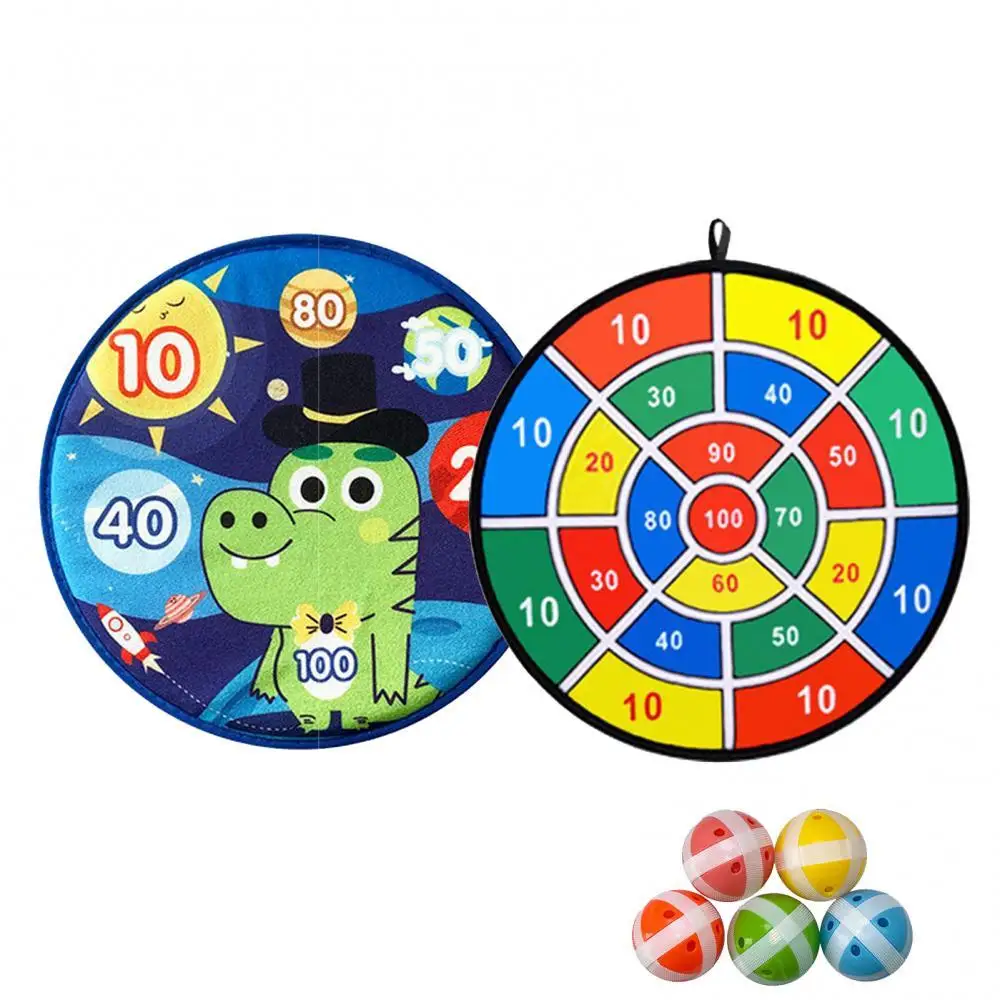 

Sticky Target Balls Dart Board Game Parent Child Interaction Toy Safety Sticky Balls Darts Throwing Toy For Children Sport Toys
