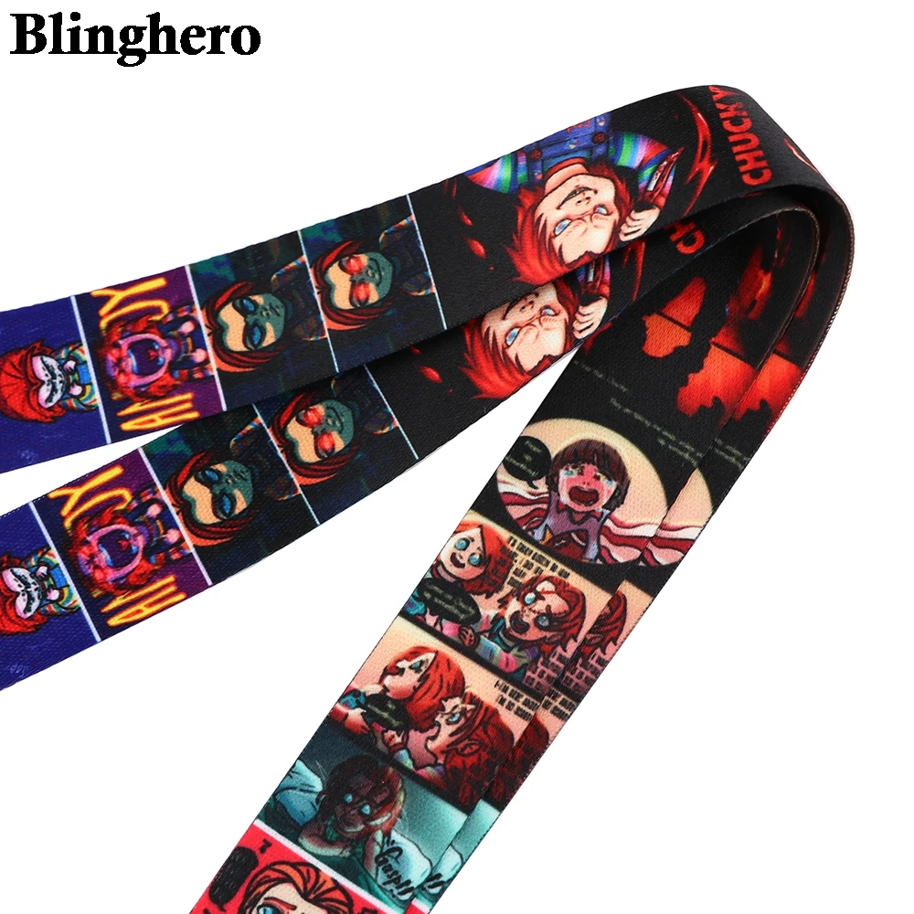 

CB864 Horror Movie Lanyards For keychain ID Card Pass Mobile Phone USB Badge Holder Hang Rope Lariat Lanyard Halloween Gift