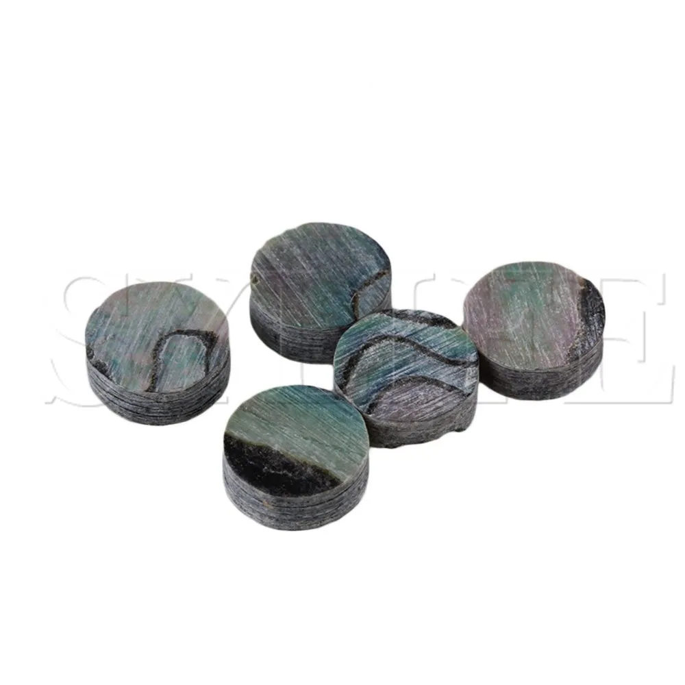 Generic Green Abalone Inlay Guitar Dots 5 мм Упаковка из 20 | Спорт и развлечения