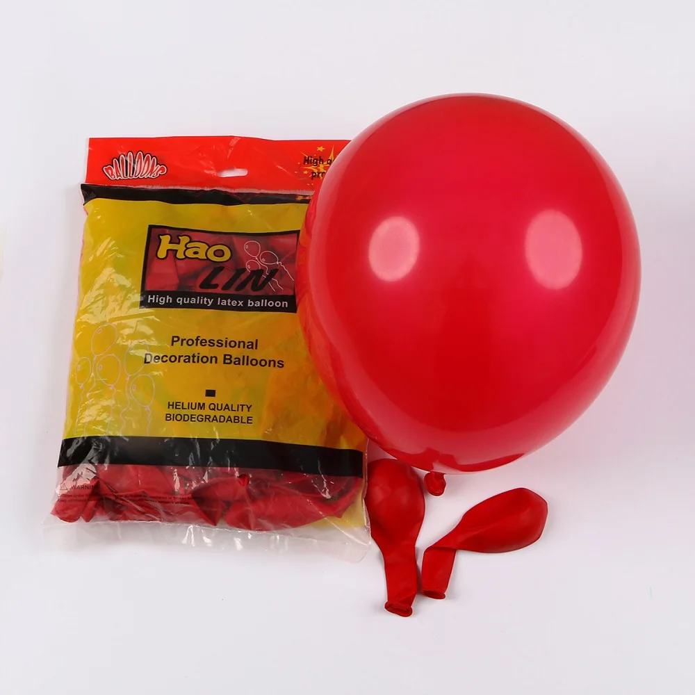 182 шт. яркие красный белый латексные воздушные шары гирлянды арочный комплект