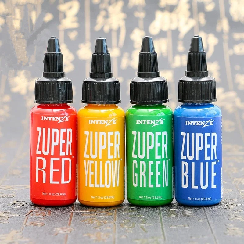 Профессиональные пигментные чернила 35 мл/бутылка безопасные полуперманентные