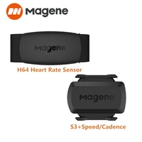 Magene NEW Model H64 Bluetooth4 0 ANT Heart Rate S3  Cadence Sensor For GARMIN Bryton IGPSPORT Computer Running Bike Monitor