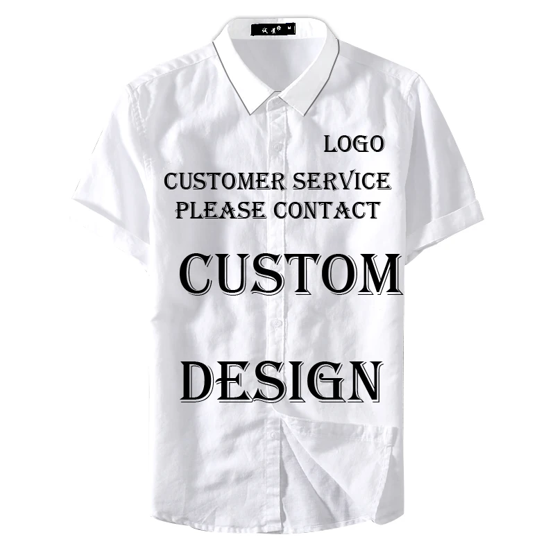 Streetwear Hawaiian Fashion Slim Button Collar Men's 5xl Casual Shirt