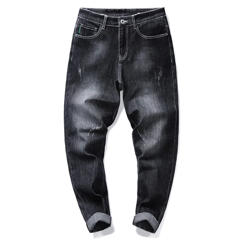 

2021 Casual Wide Leg oversize Men's pants baggy Jean Cargo Denim Overalls Trousers Jeans for Men