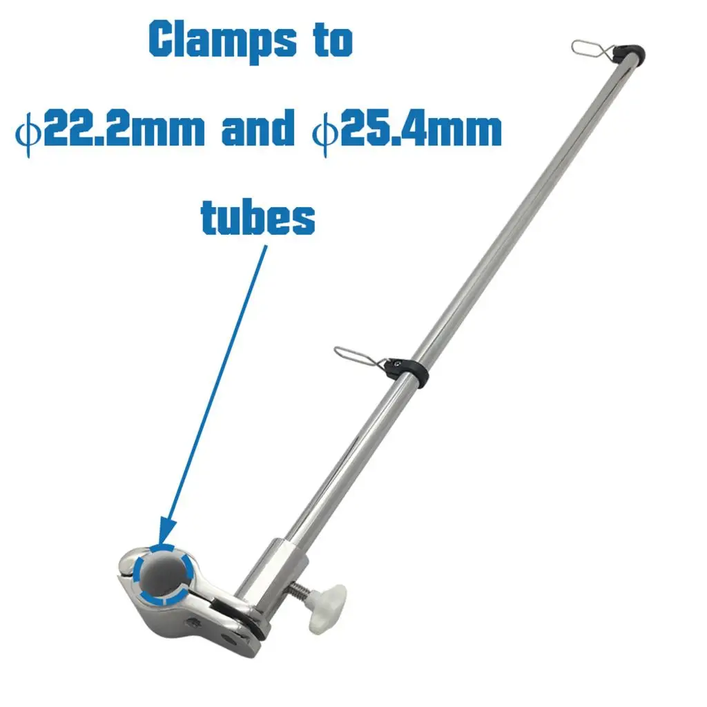 Heavy Duty Flag Pole for ϕ22.2 to 25.4mm Tube ϕ12.7mm Boat Car RV Marine | Автомобили и мотоциклы
