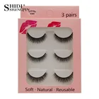 Новинка 3 пары натуральных искусственных длинных ресниц для макияжа 3d норковые ресницы для наращивания норковые ресницы накладные ресницы