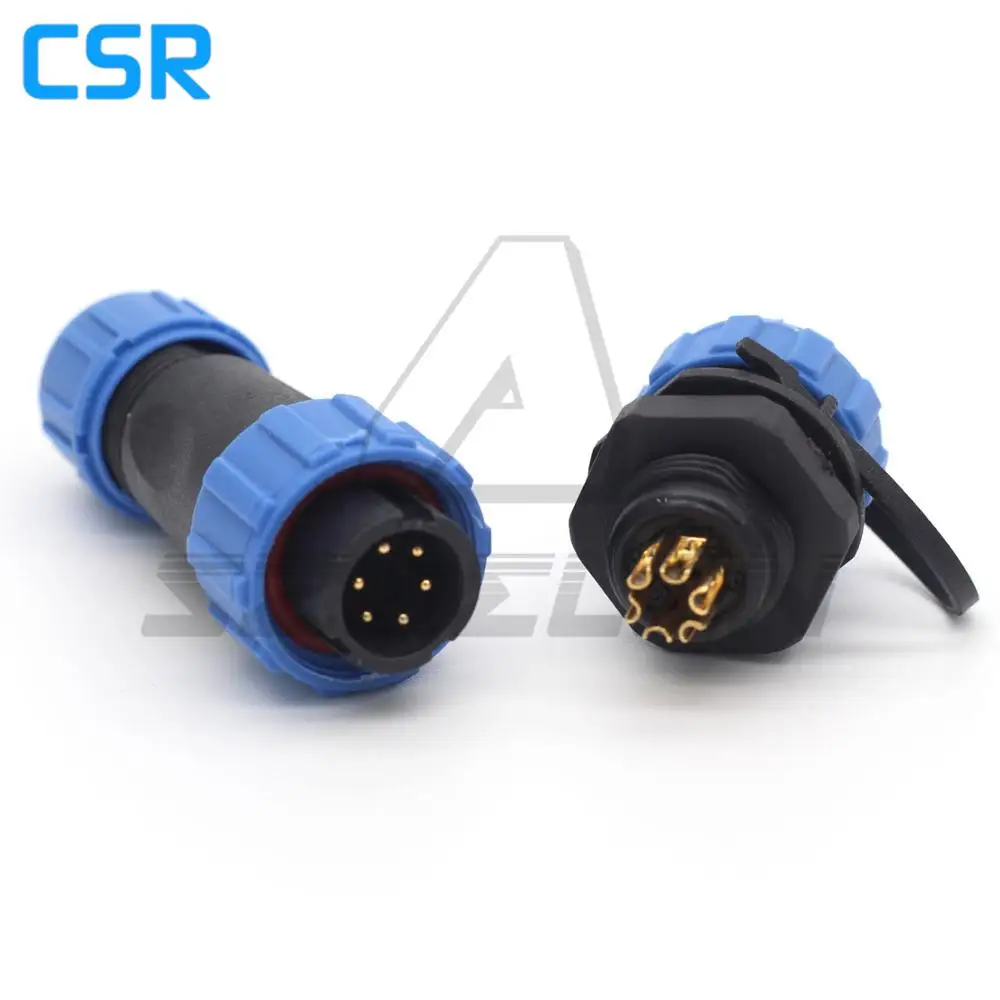 6 контактный водонепроницаемый пыленепроницаемый Разъем SP13 пластиковый разъем