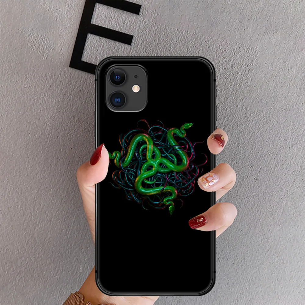 

Game Razer Phone Case Cover For Iphone 6 6S 7 8 11 12 Se 2020 X Xs Xr Pro Max Plus Mini Black Tpu Luxury Painting 3D Fashion