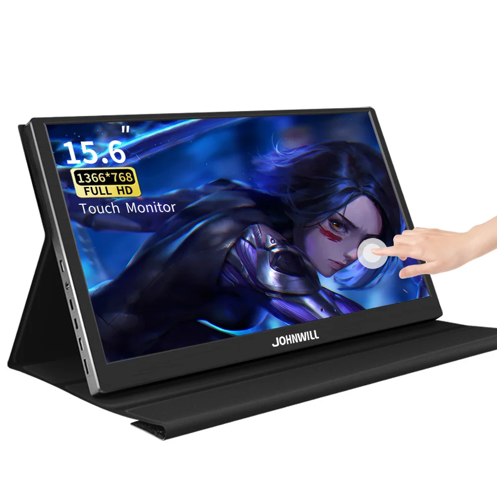 

2 in 1 portable 15.6-inch computer monitor Type C and HDMI output monitorfor PS5 switch Raspberry Pi mobile phone TV set-top box