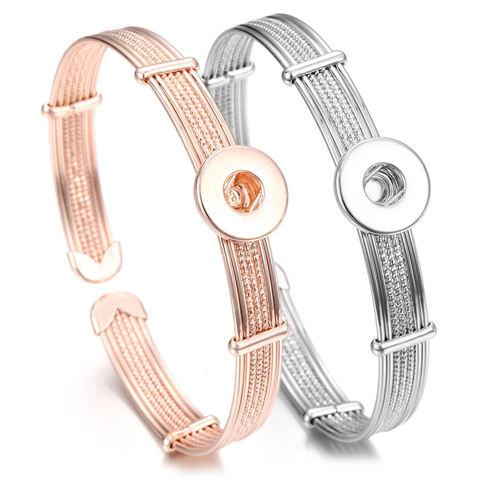 Высокое качество оснастки ювелирные изделия 12 мм Оснастки Кнопка браслет для