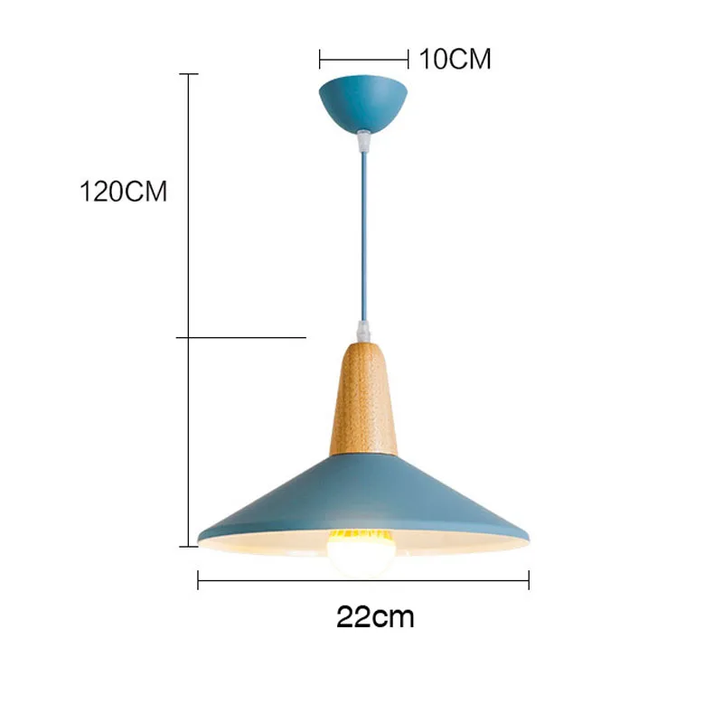 

Modern Led Pendant Lights Nordic Industrial Metal Wood Pendant Lamp for Dining Room Kitchen Island Vintage Retro Hanging Lights