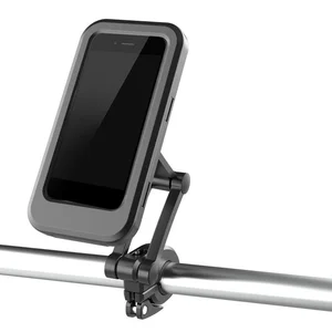 360 free rotation waterproof motorcycle bike bicycle phone holder universal handlebar cell phone mount bracket for iphone free global shipping