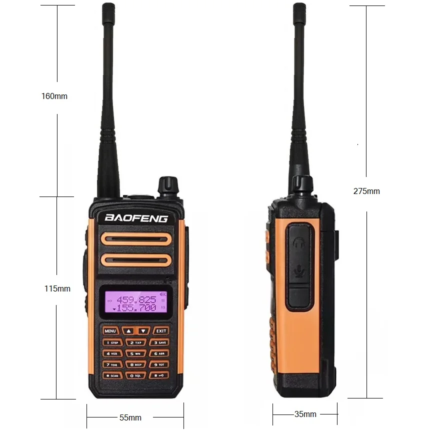 Рация BAOFENG X3 plus 10 Вт км трехдиапазонный любительский радиопередатчик CB 220 260 МГц