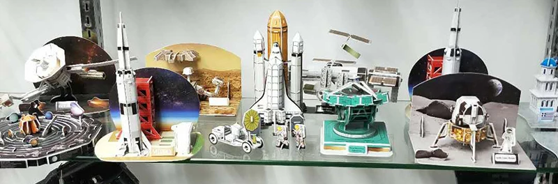 Детская Аэрокосмическая модель DIY игрушки Солнечная система космическая станция головоломка Образование научная Сборка игрушки Обучающие и образовательные игрушки малыш