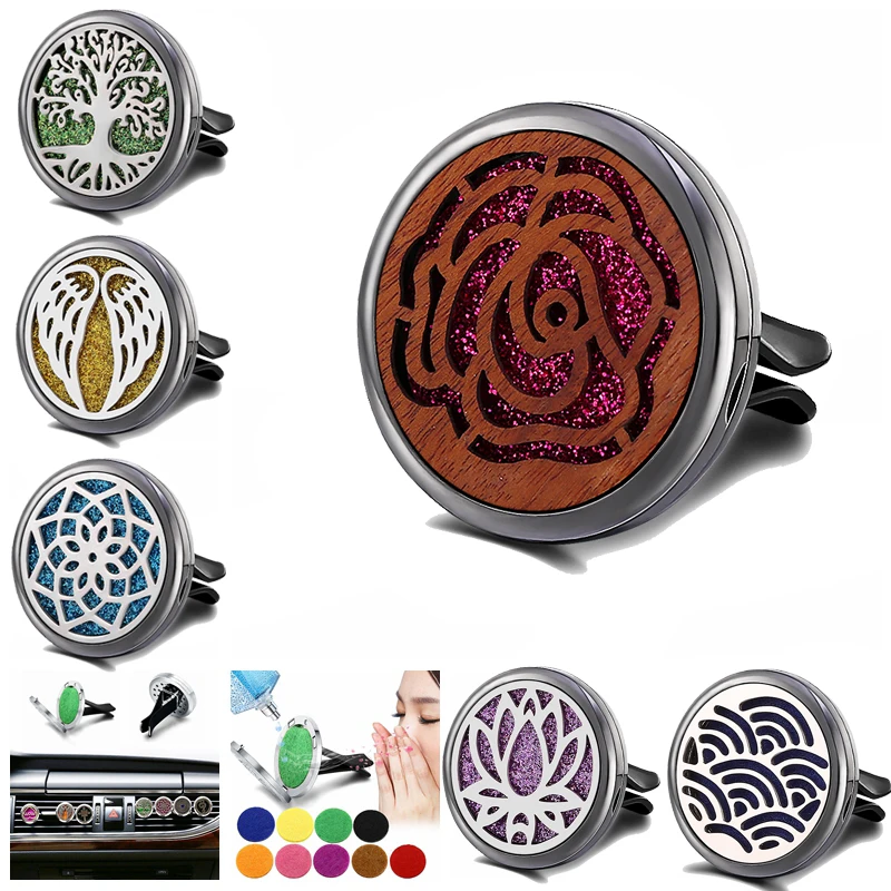 Цветок розы эфирное масло автомобильный диффузор черный пистолет цвет для