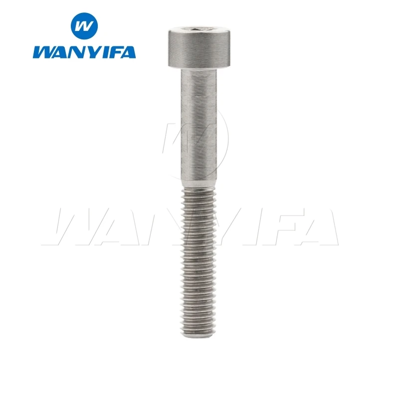 Waniifa M5 x 45 50 55 60 мм Титан Ti болты шестигранный ключ с квадратной головкой винт для руля велосипеда - Цвет: M5x60mm Original