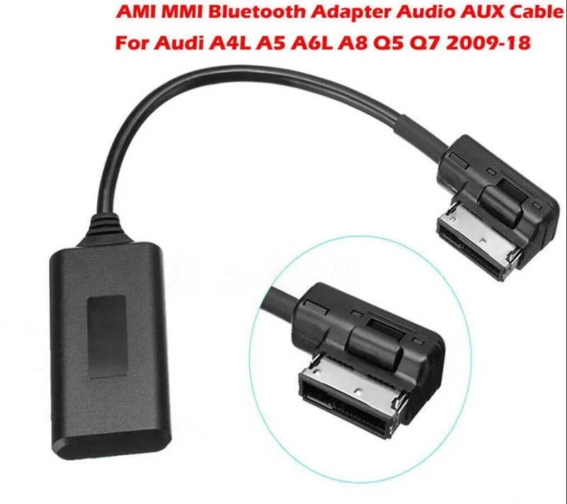 

AMI MMI Bluetooth Adapter Audio AUX Cable For Audi A4L A5 A6L A8 Q5 Q7 2009-18