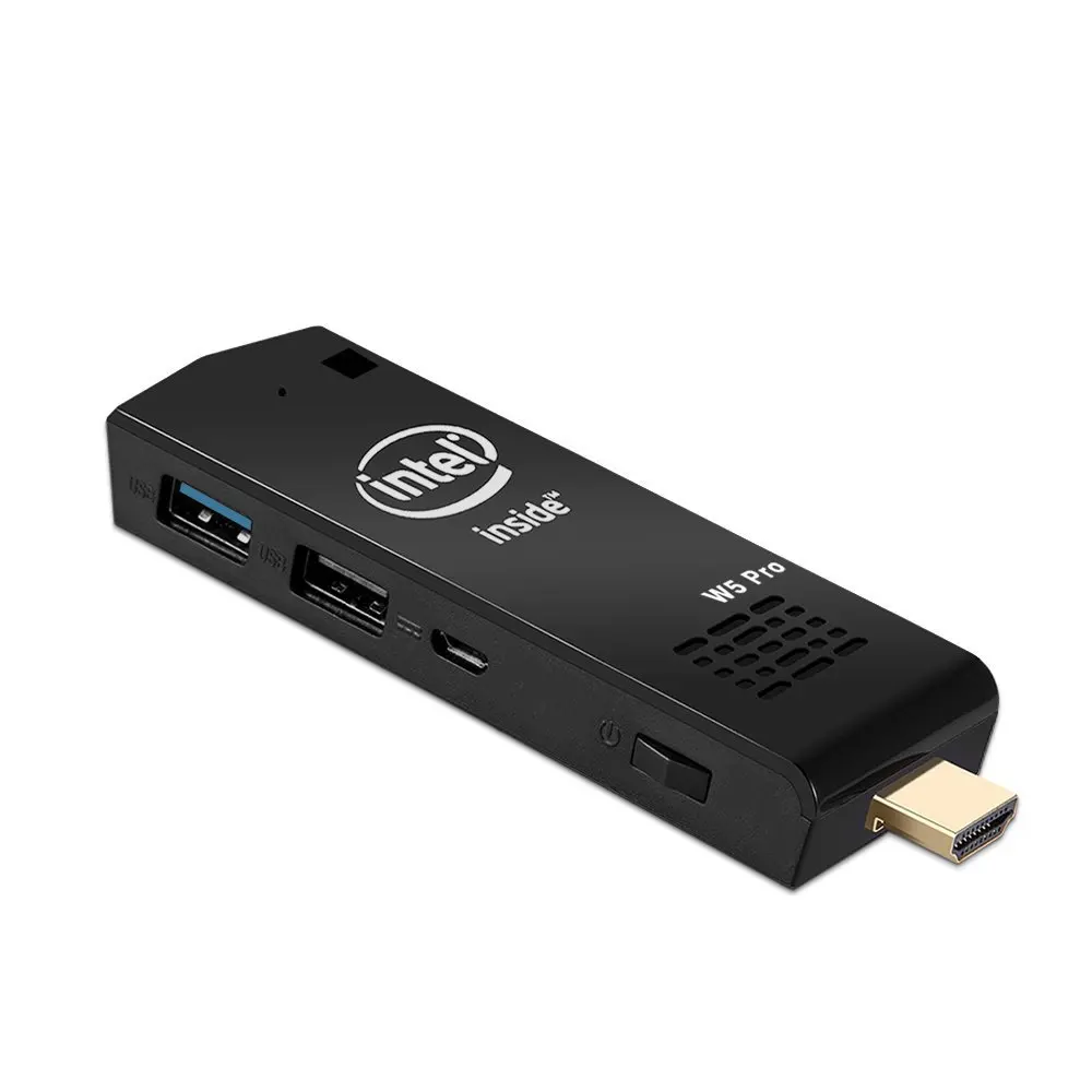 

W5 Pro Quad-Core Z8350 4Gb/64Gb Mini Host Stick Finger Power Support 4K 2.4G/5.8G Wifi Bluetooth 4.2 Genuine Windows 10 System