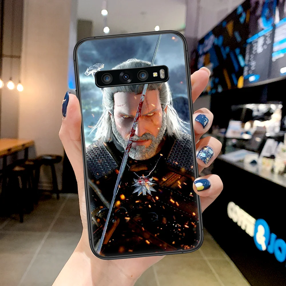 

Game witchers Phone Case For Samsung Galaxy Note S 8 9 10 20 Plus E Lite Uitra black Back Soft Cover Silicone Etui Luxury Funda