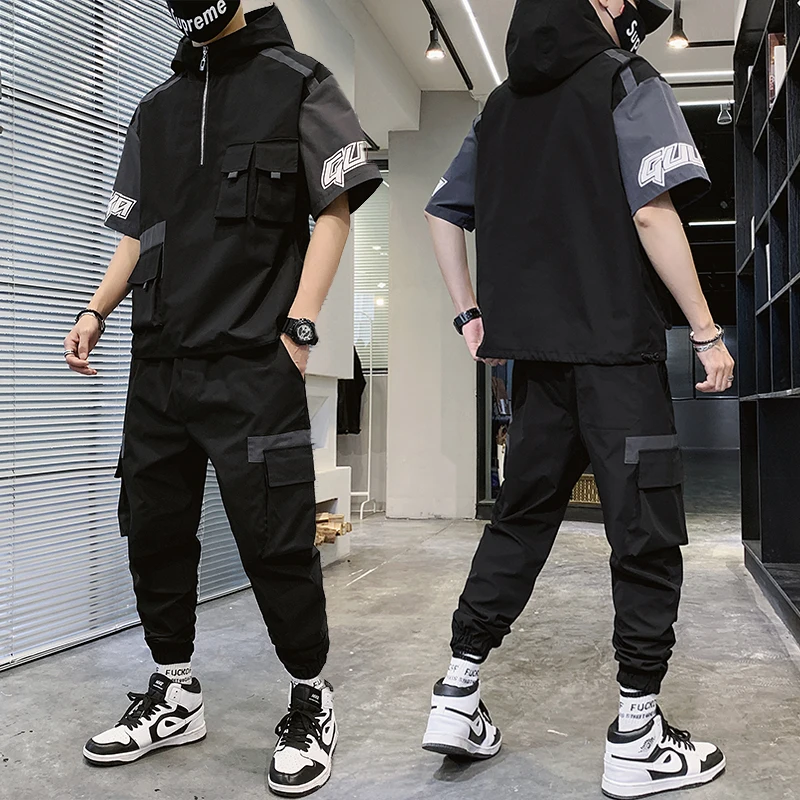 Комплект из 2 предметов M 4XL размера плюс одежда высокое качество летний