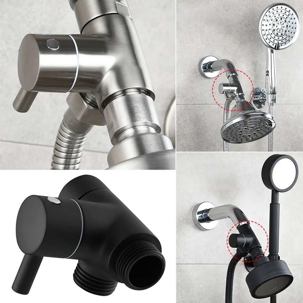Адаптер для душевой лейки с фиксированной насадкой G 1/2 для переключения направления струи в ванной комнате, современная замена детали, 3 пути.