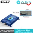Бесплатная доставка полоса 28 усилитель сигнала мощный сотовый телефон 4G LTE 700MHz 800 900 850mhz ЖК-дисплей ретранслятор интернет-усилитель