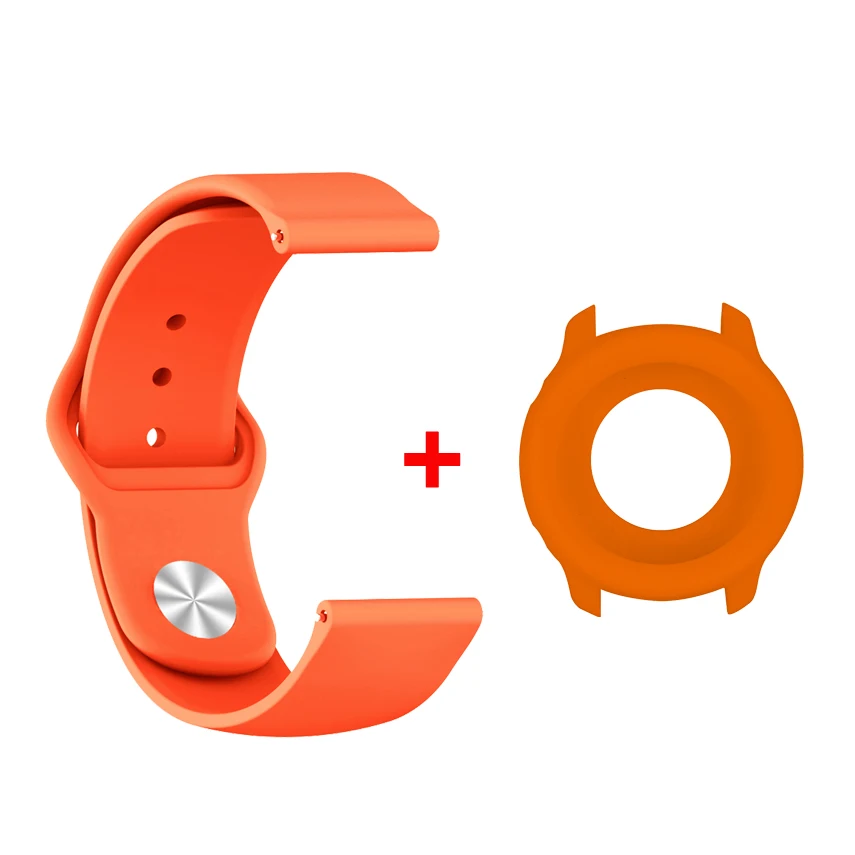 Package D 2 в 1 для Amazfit GTR ремешок для часов+ Мягкий защитный чехол крышка оболочка Рамка протектор для Xiaomi Huami Amazfit GTR часы 47 мм - Цвет: Package D