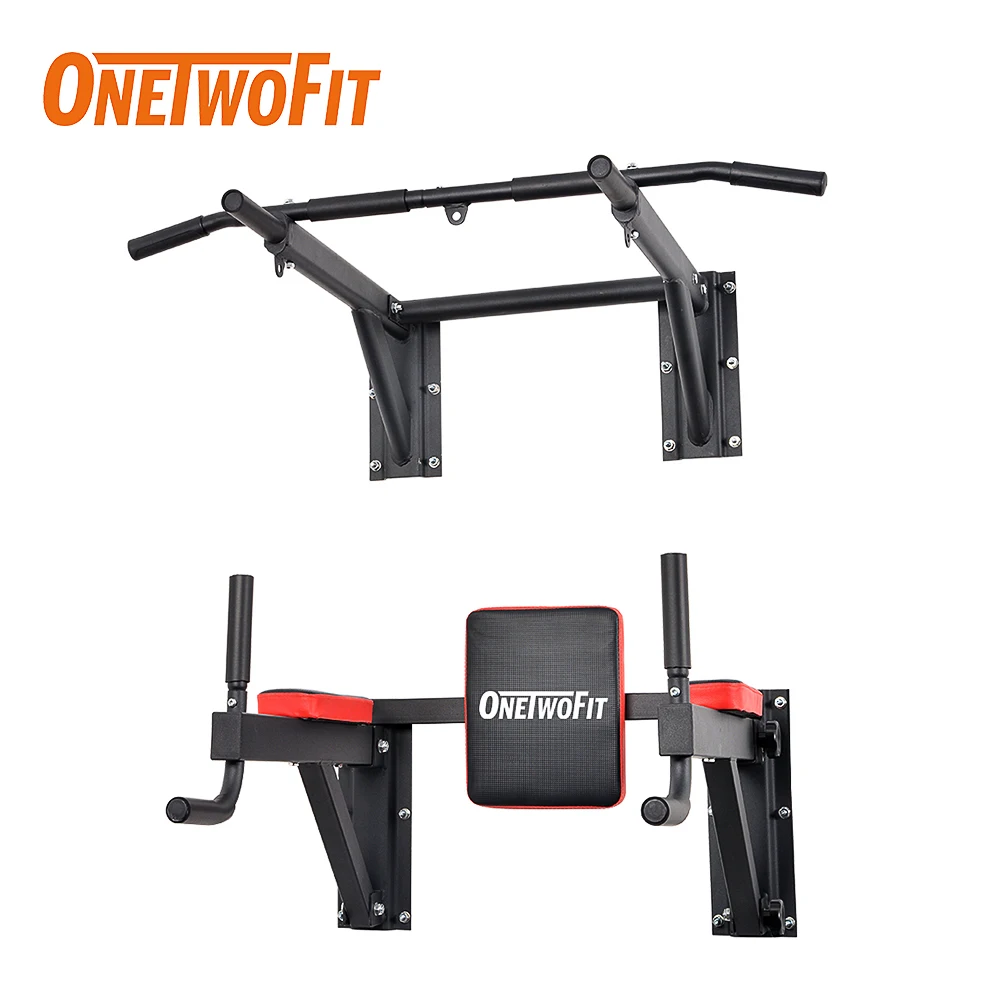 OneTwoFit Pull Up Bar Traction bar Wall Pull-up Bar Sport Gym Equipment Fitness Equipment for Home Gym Bodybuilding Bar Sport