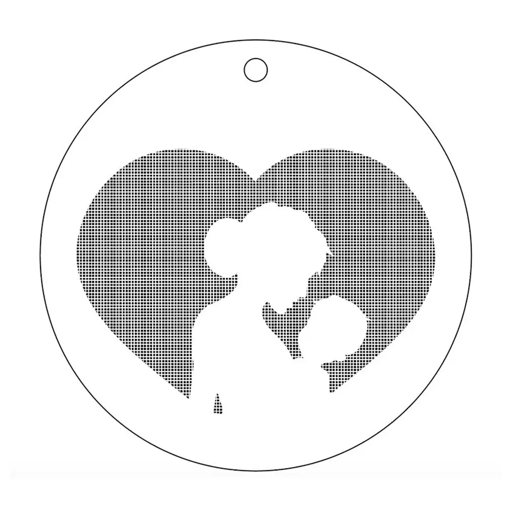 Многоразовый трафарет для рисования на День Матери и детей Аэрограф