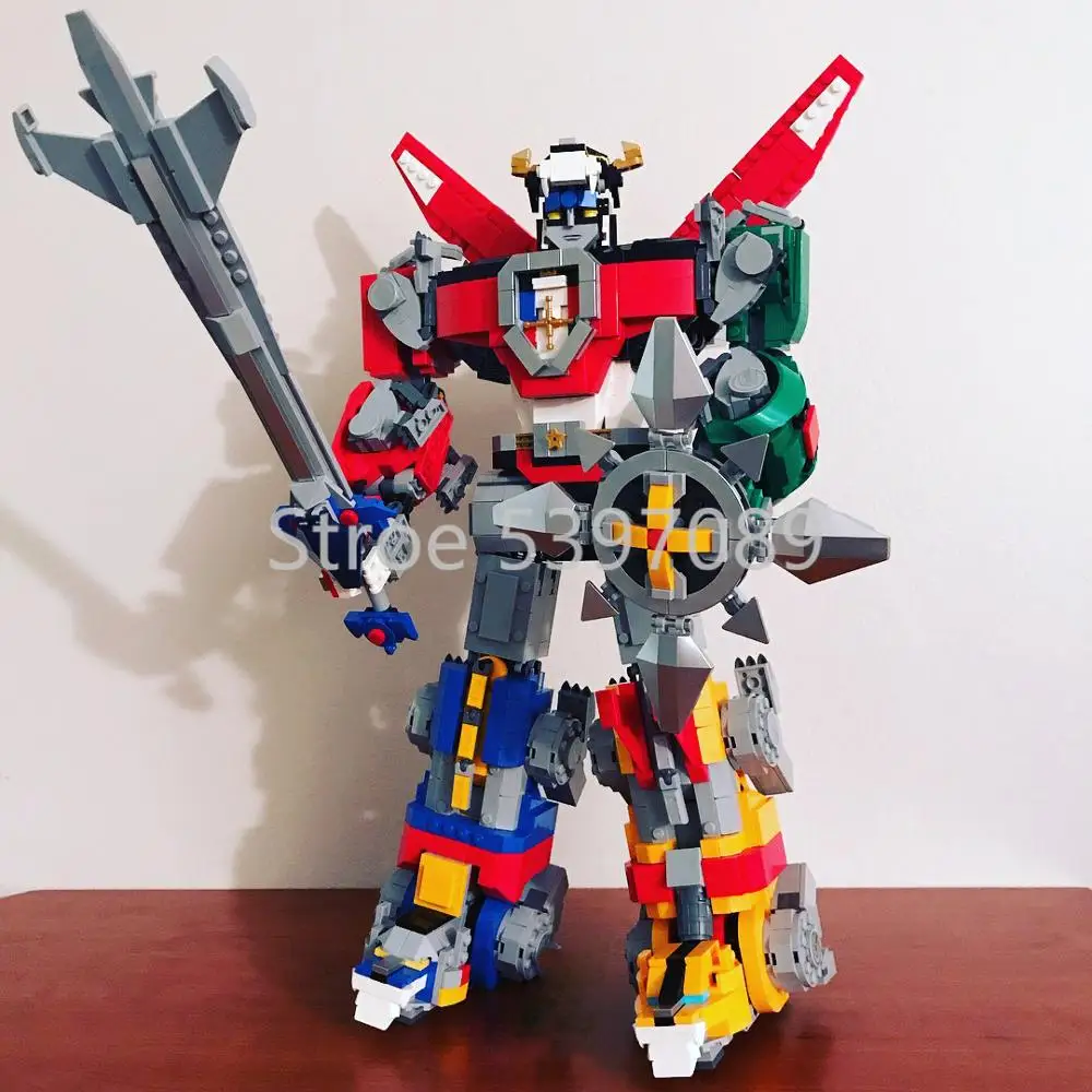 Строительные блоки 16057 в наличии совместимые с Legoinglys Ideas 21311 Voltron Defender of The Universe