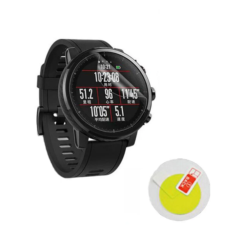 

2x Soft TPU Ultra Clear Protective Film For Xiaomi Huami Amazfit Stratos Pace 2/2S Sport Smart Watch Full Screen Protector Cover