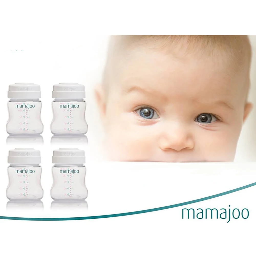 

Mamajoo Silver Breast Milk Storage Set 4x150 ml