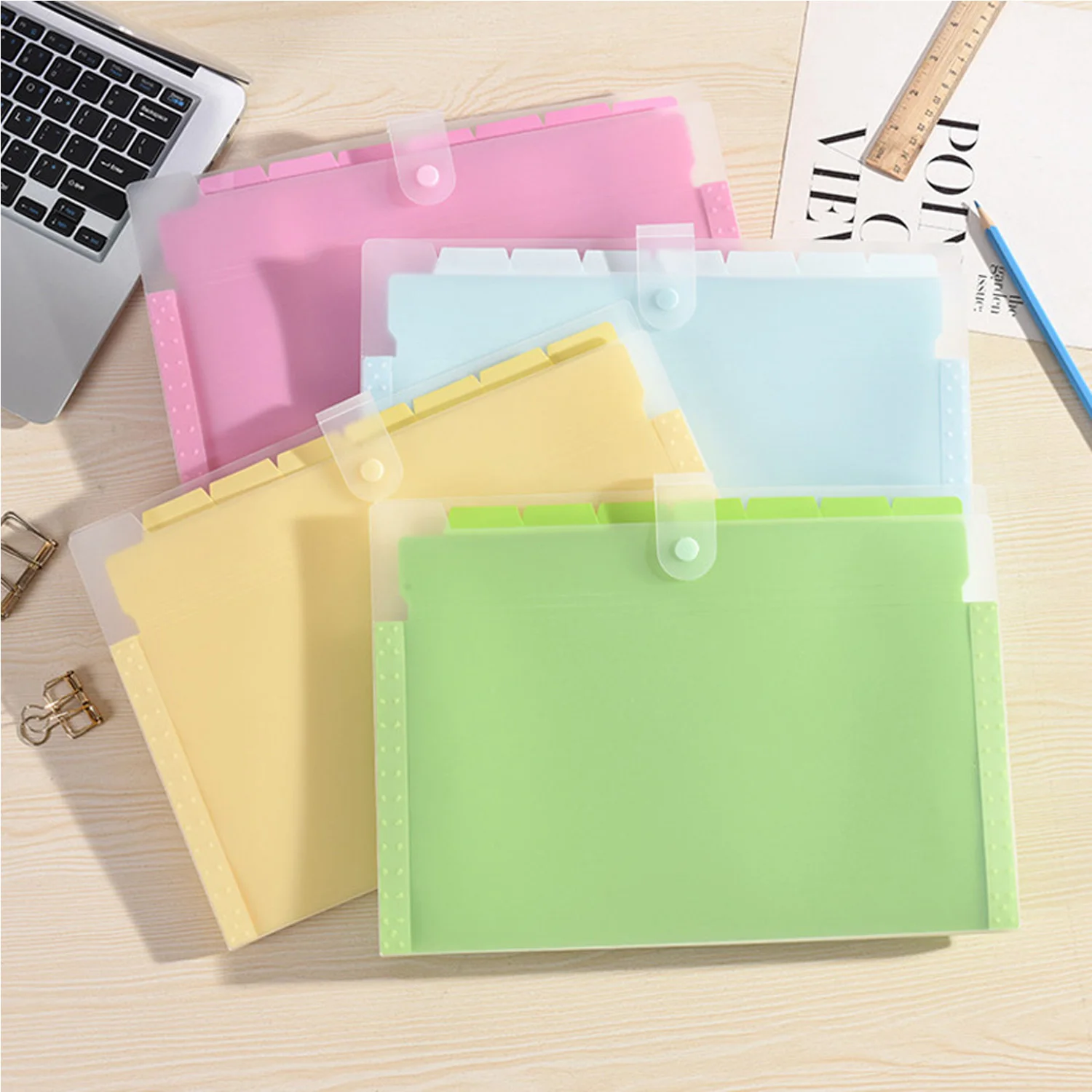 Оптовая продажа пластиковый расширяющийся кошелек формата А4 папка для файлов