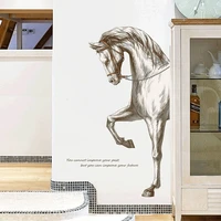 large 60110cm creative painting horse home decoration wall sticker animal posters for living room bedroom vinyl mural decals