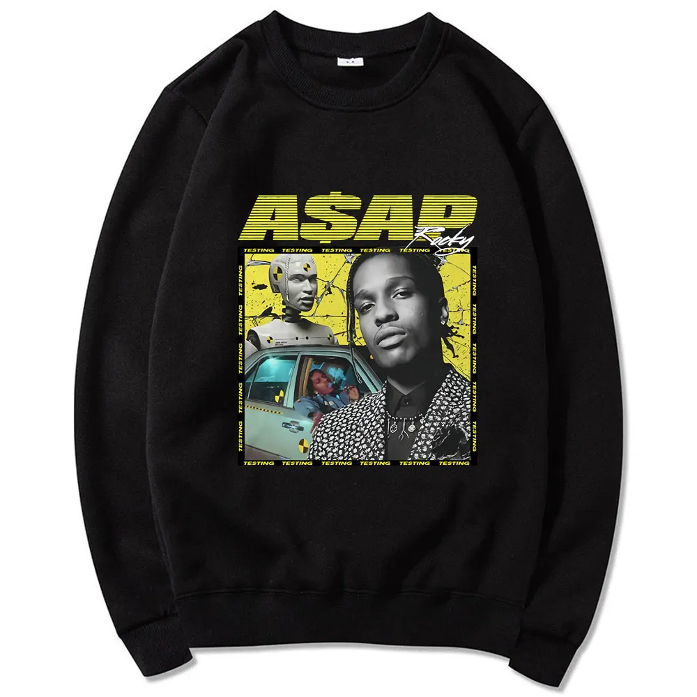 

NEW Rapper Asap Rocky Sweatshirt Top Fashion Men Women Hip Hop Music Sweatshirts Sportswear Pullover Male Black Basic Tracksuit