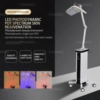 2021 new arrival double arm led pdt light therapy bio light 7 color facial rejuvenation phototherapy skin care beauty machine
