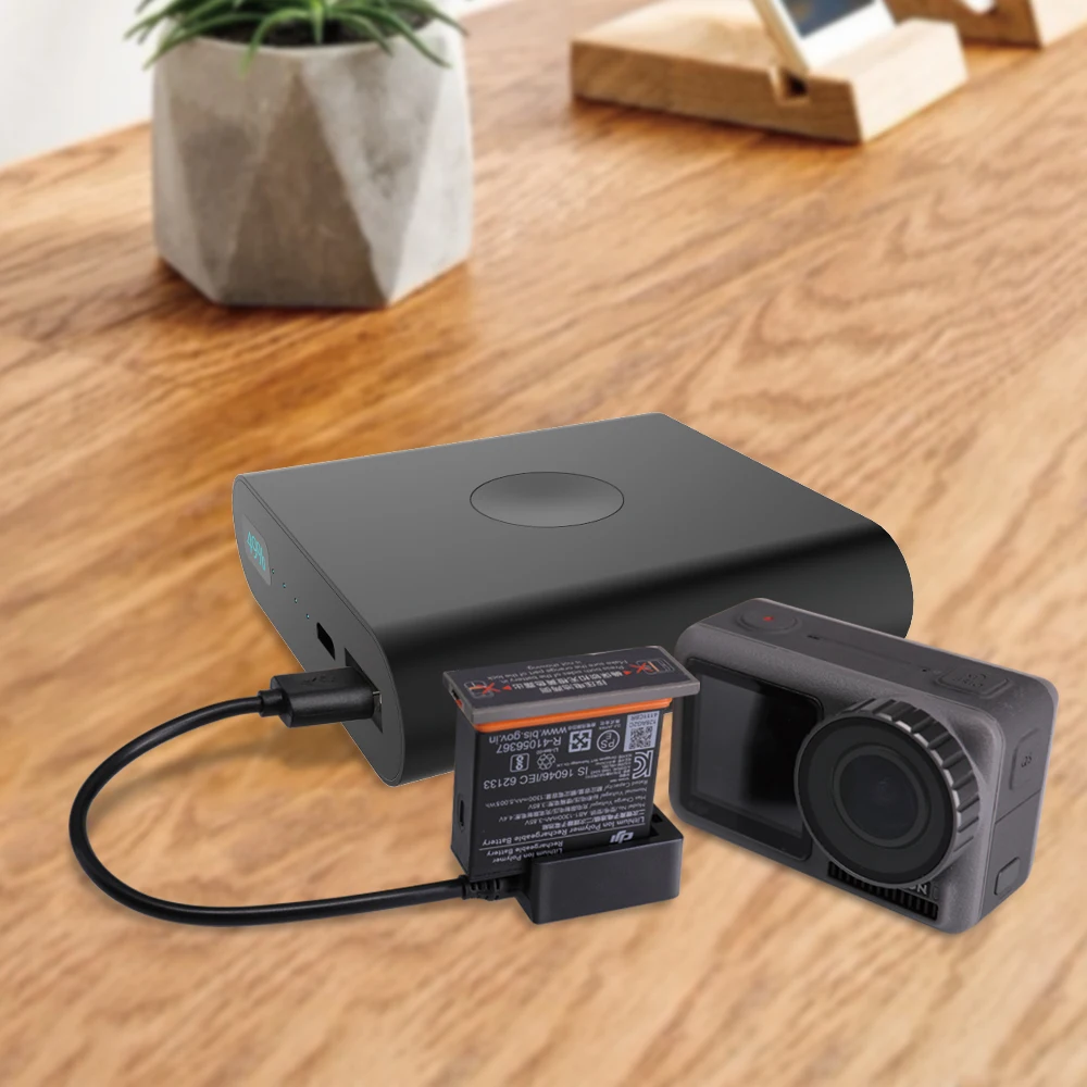 OSMO Action зарядное устройство портативное интеллектуальное USB порт кабель Быстрая