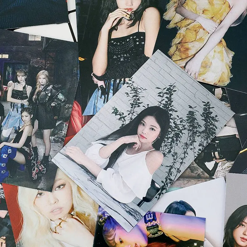 32 шт./компл. blackblackpink альбом самодельная бумага Lomo карта фото карта HD Фотокарта