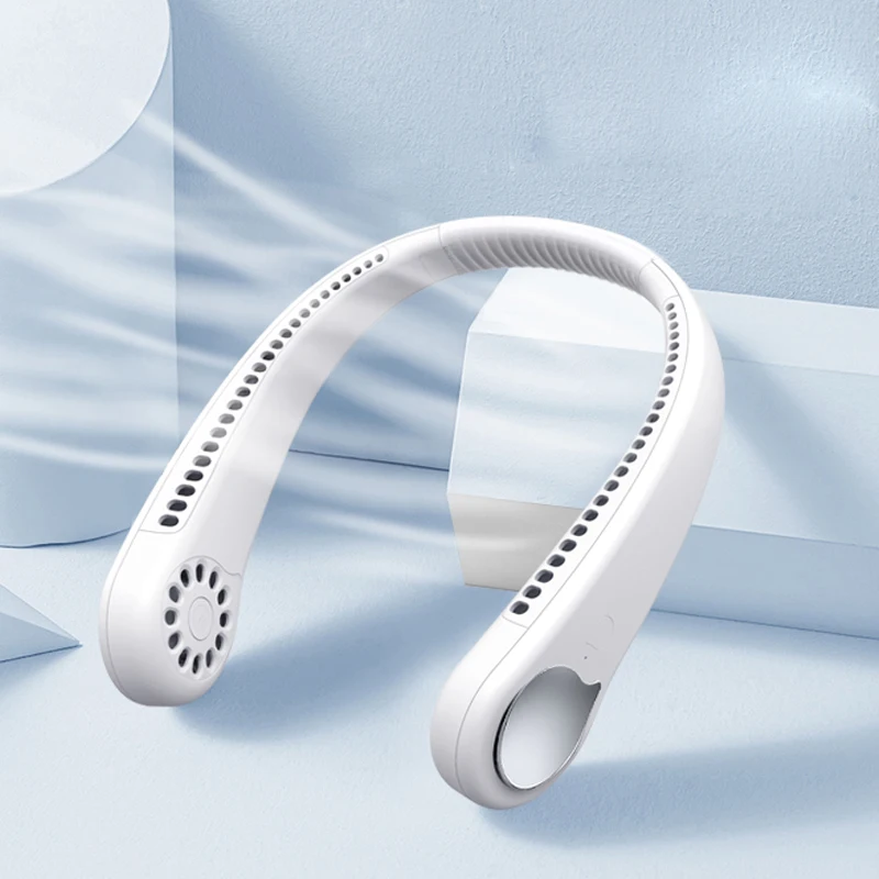 

Вентилятор на шее 2021 Новый мини-вентиляторы Usb Портативный воздушный охладитель безлопастный кондиционер кулер электронные спортивные вис...