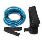 Эластичный ремень для тренировок по плаванию, регулируемый, 4 м